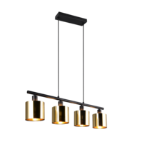 Trio JASON hanglamp | goudkleurig | IP20 | E14 Fitting Trio JASON hanglamp | goudkleurig | IP20 | E14 Fitting