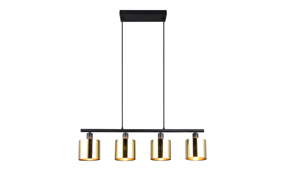 Trio Lighting Trio JASON hanglamp | E14 Fitting | goudkleurig | Ø 12 cm | IP20 | excl. 4x E14 | max. 10W Trio Lighting Trio JASON hanglamp | E14 Fitting | goudkleurig | Ø 12 cm | IP20 | excl. 4x E14 | max. 10W