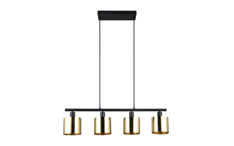 Trio Lighting Trio JASON hanglamp | E14 Fitting | goudkleurig | Ø 12 cm | IP20 | excl. 4x E14 | max. 10W Trio Lighting Trio JASON hanglamp | E14 Fitting | goudkleurig | Ø 12 cm | IP20 | excl. 4x E14 | max. 10W