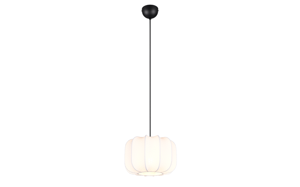 Trio Lighting Trio MADLEINE pendant light | 1x E27 max 40W | white | Ø 25 cm | IP20 | 150 cm Trio Lighting Trio MADLEINE pendant light | 1x E27 max 40W | white | Ø 25 cm | IP20 | 150 cm