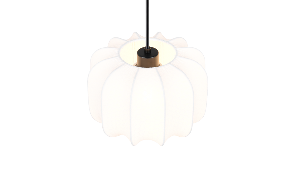 Trio Lighting Trio MADLEINE pendant light | 1x E27 max 40W | white | Ø 25 cm | IP20 | 150 cm Trio Lighting Trio MADLEINE pendant light | 1x E27 max 40W | white | Ø 25 cm | IP20 | 150 cm
