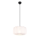 Trio Lighting Trio MADLEINE hanglamp | E27 Fitting | mat zwart met wit | Ø 40 cm | IP20 | excl. 1x E27 | max. 10W