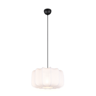 Trio MADLEINE hanglamp | mat zwart/wit | IP20 | E27 | Ø 40 cm
