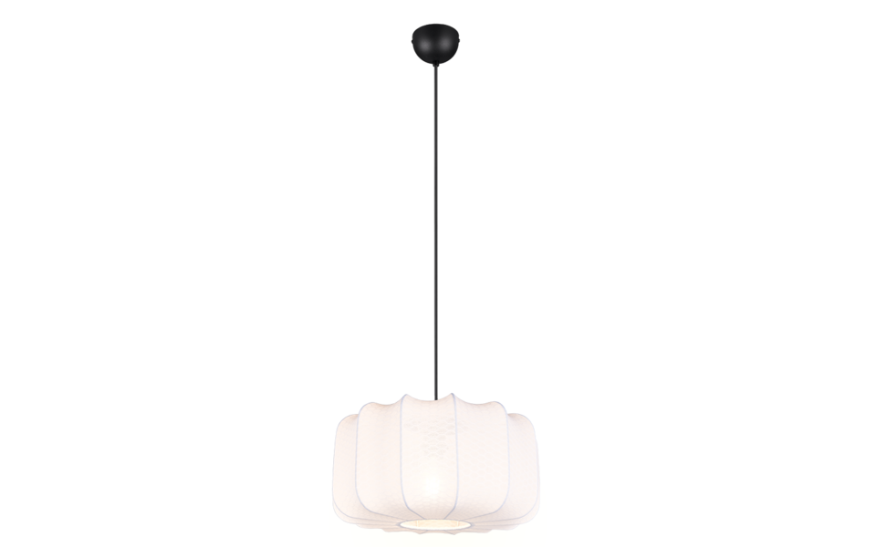 Trio Lighting Trio MADLEINE pendant light | 1x E27 max 40W | white | Ø 40 cm | IP20 | 150 cm Trio Lighting Trio MADLEINE pendant light | 1x E27 max 40W | white | Ø 40 cm | IP20 | 150 cm
