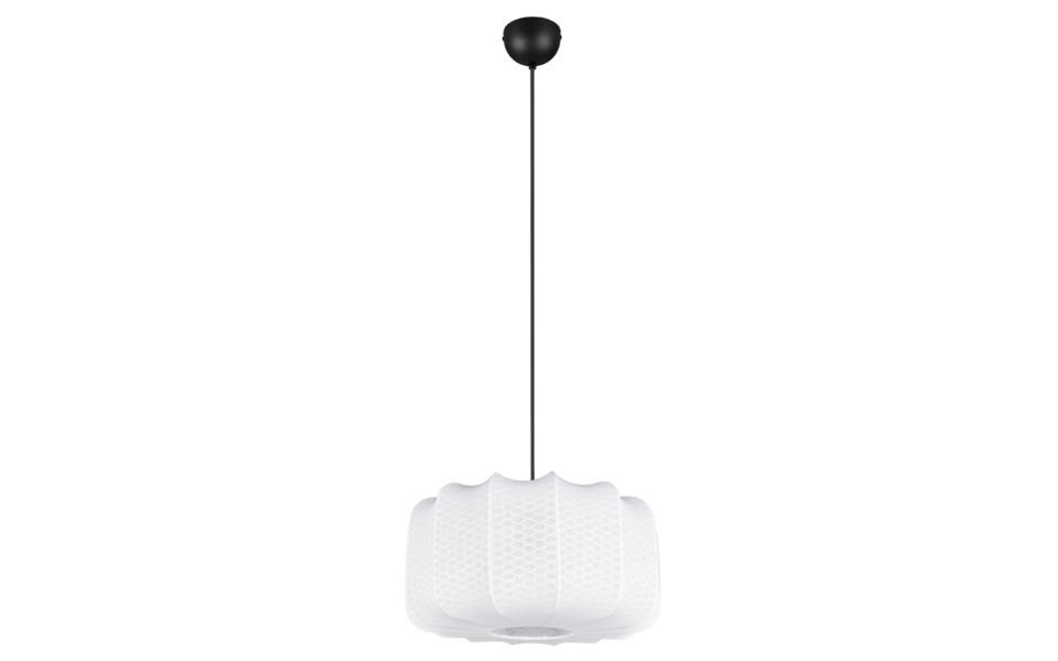 Trio Lighting Trio MADLEINE pendant light | 1x E27 max 40W | white | Ø 40 cm | IP20 | 150 cm Trio Lighting Trio MADLEINE pendant light | 1x E27 max 40W | white | Ø 40 cm | IP20 | 150 cm