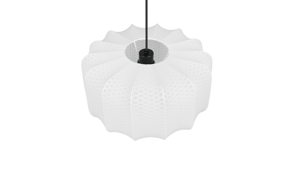 Trio Lighting Trio MADLEINE pendant light | 1x E27 max 40W | white | Ø 40 cm | IP20 | 150 cm Trio Lighting Trio MADLEINE pendant light | 1x E27 max 40W | white | Ø 40 cm | IP20 | 150 cm