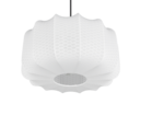 Trio Lighting Trio MADLEINE hanglamp | E27 Fitting | mat zwart met wit | Ø 40 cm | IP20 | excl. 1x E27 | max. 10W