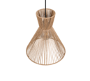 Trio Lighting Trio ROSALIE hanglamp | E27 Fitting | mat zwart met bruin | Ø 35 cm | IP20 | excl. 1x E27 | max. 28W