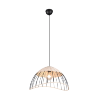 Trio SANDRINE pendant light | E27 | black | Ø 48 cm | IP20 Trio SANDRINE pendant light | E27 | black | Ø 48 cm | IP20
