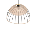 Trio Lighting Trio SANDRINE pendant light | 1x E27 max 40W | black | Ø 48 cm | IP20 | 150 cm