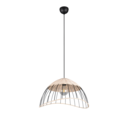 Trio Lighting Trio SANDRINE pendant light | 1x E27 max 40W | black | Ø 48 cm | IP20 | 150 cm