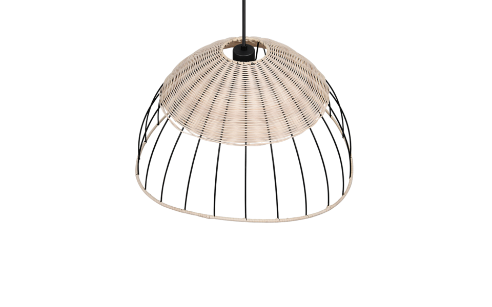 Trio Lighting Trio SANDRINE pendant light | 1x E27 max 40W | black | Ø 48 cm | IP20 | 150 cm Trio Lighting Trio SANDRINE pendant light | 1x E27 max 40W | black | Ø 48 cm | IP20 | 150 cm