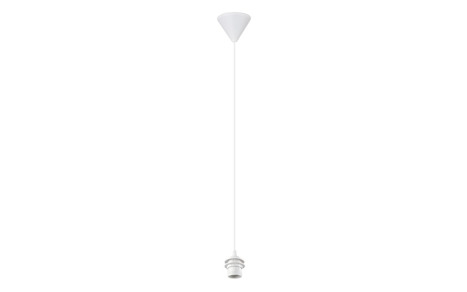 Trio Lighting Trio SALA pendant light | 1x E27 max 40W | white | Ø 13 cm | IP20 | 200 cm Trio Lighting Trio SALA pendant light | 1x E27 max 40W | white | Ø 13 cm | IP20 | 200 cm