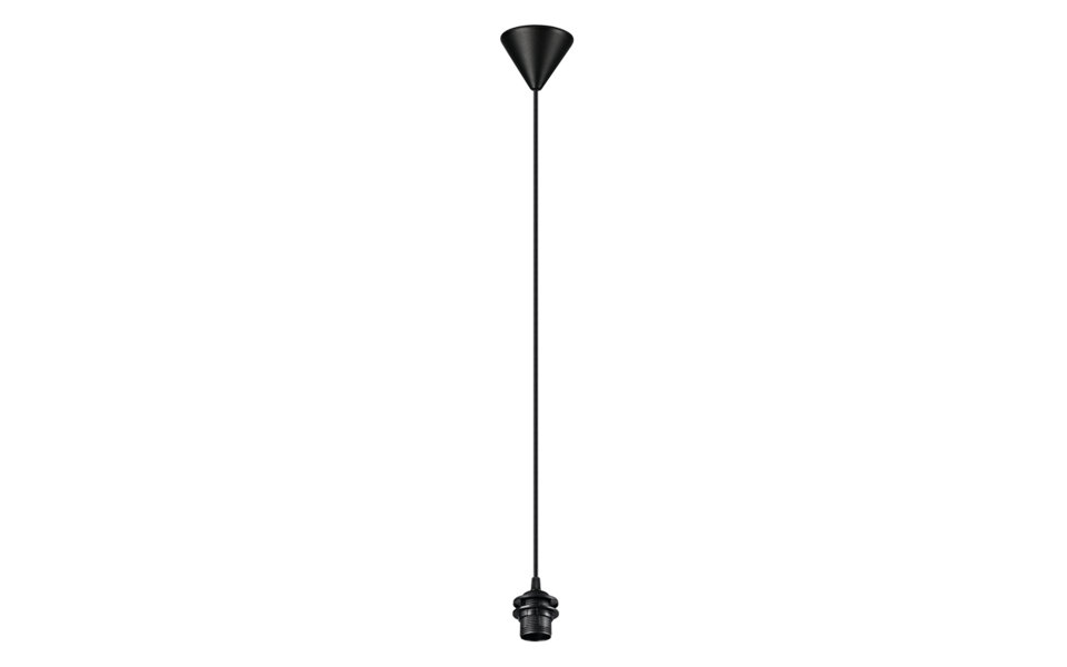 Trio Lighting Trio SALA hanglamp | E27 Fitting | zwart | Ø 6,5 cm | IP20 | excl. 1x E27 | max. 28W