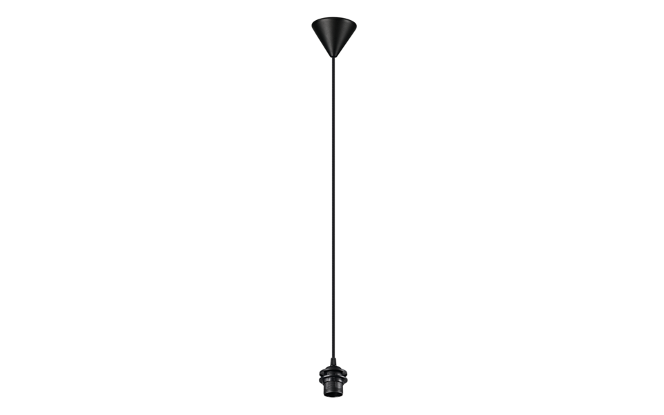 Trio Lighting Trio SALA hanglamp | E27 Fitting | zwart | Ø 12 cm | IP20 | excl. 1x E27 | max. 28W Trio Lighting Trio SALA hanglamp | E27 Fitting | zwart | Ø 12 cm | IP20 | excl. 1x E27 | max. 28W