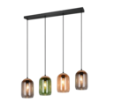 Trio Lighting Trio CORK pendant light | 4x E27 max 40W | IP20 | 150 cm