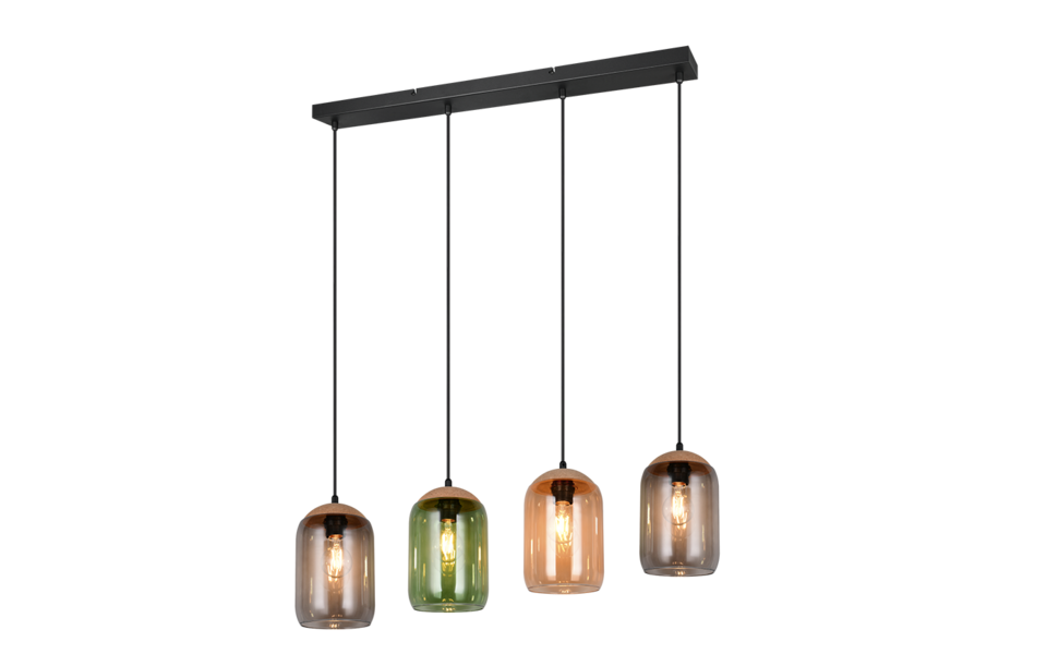 Trio Lighting Trio CORK pendant light | 4x E27 max 40W | IP20 | 150 cm Trio Lighting Trio CORK pendant light | 4x E27 max 40W | IP20 | 150 cm