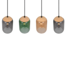 Trio Lighting Trio CORK pendant light | 4x E27 max 40W | IP20 | 150 cm