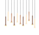 Trio Lighting Trio FIATO LED pendant light | 11x 3W 350 lm 4000K | IP20 | 150 cm