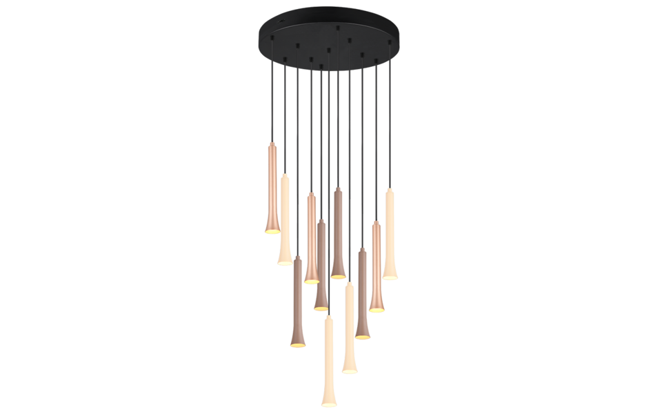 Trio Lighting Trio FIATO LED pendant light | 11x 3W 350 lm 4000K | Ø 40 cm | IP20 | 150 cm Trio Lighting Trio FIATO LED pendant light | 11x 3W 350 lm 4000K | Ø 40 cm | IP20 | 150 cm
