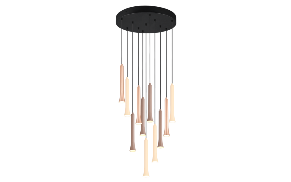Trio Lighting Trio FIATO LED pendant light | 11x 3W 350 lm 4000K | Ø 40 cm | IP20 | 150 cm Trio Lighting Trio FIATO LED pendant light | 11x 3W 350 lm 4000K | Ø 40 cm | IP20 | 150 cm