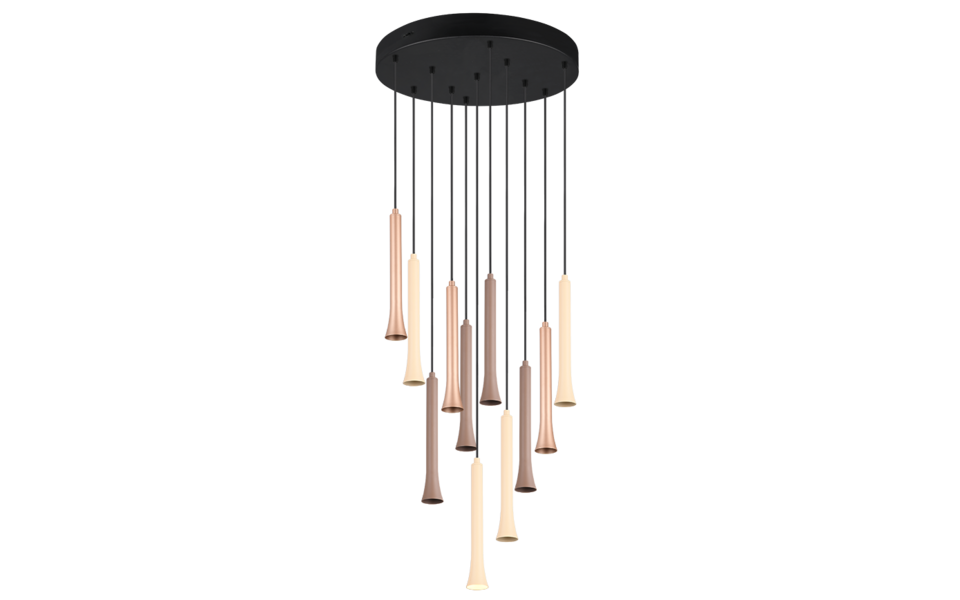 Trio Lighting Trio FIATO LED pendant light | 11x 3W 350 lm 4000K | Ø 40 cm | IP20 | 150 cm Trio Lighting Trio FIATO LED pendant light | 11x 3W 350 lm 4000K | Ø 40 cm | IP20 | 150 cm