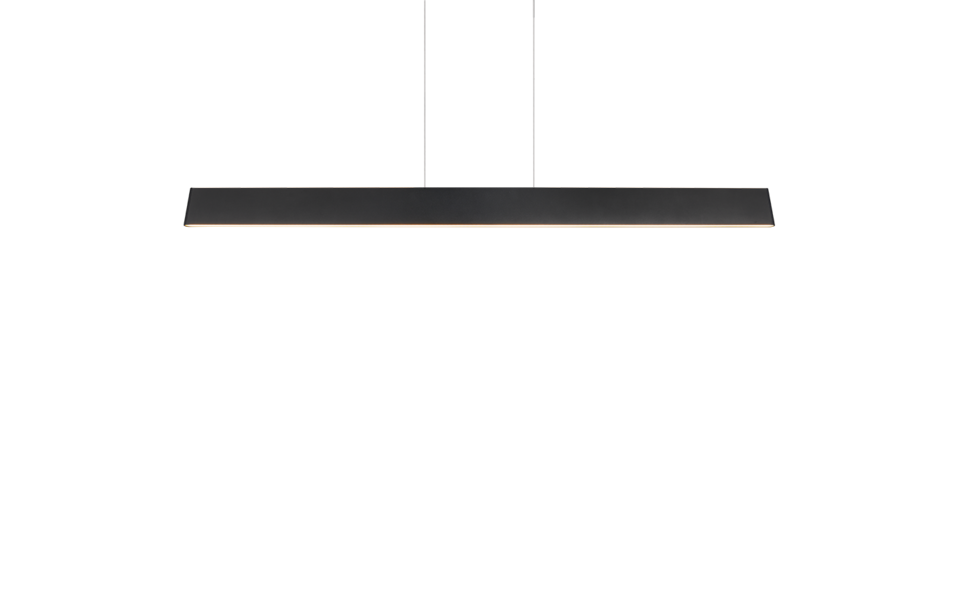 Trio Lighting Trio GALWAY hanglamp | LED | mat zwart | 150 x 8,5 cm | IP20 | 1x 35W | 4200 lm | 2700-6000K