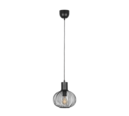 Trio Lighting Trio GILA pendant light | 1x E27 max 40W | black | Ø 23 cm | IP20 | 150 cm