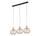 Trio Lighting Trio GILA hanglamp | E27 Fitting | zand | 120 x 33 cm | IP20 | excl. 3x E27 | max. 10W