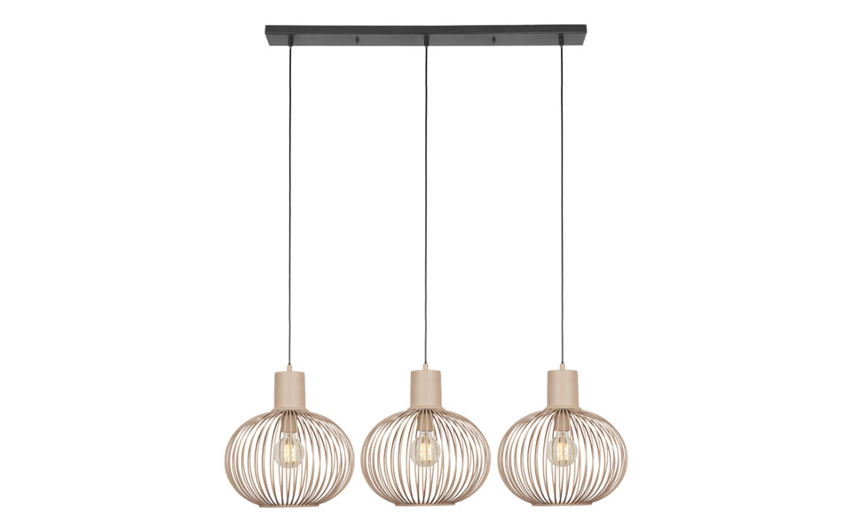 Trio Lighting Trio GILA pendant light | 3x E27 max 40W | IP20 | 150 cm