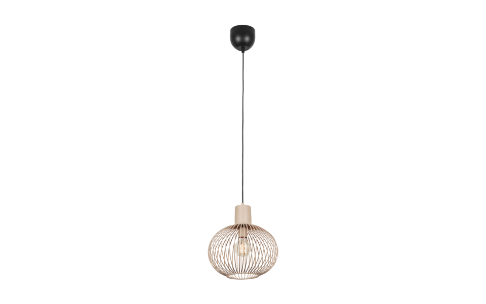 Trio Lighting Trio GILA pendant light | 1x E27 max 40W | Ø 33 cm | IP20 | 150 cm Trio Lighting Trio GILA pendant light | 1x E27 max 40W | Ø 33 cm | IP20 | 150 cm