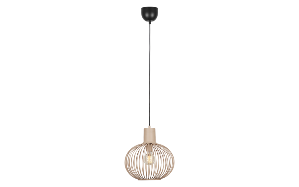 Trio Lighting Trio GILA pendant light | 1x E27 max 40W | Ø 33 cm | IP20 | 150 cm Trio Lighting Trio GILA pendant light | 1x E27 max 40W | Ø 33 cm | IP20 | 150 cm