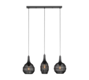 Trio Lighting Trio SORAYA pendant light | 3x E27 max 40W | black | IP20 | 150 cm