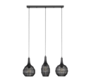 Trio Lighting Trio SORAYA pendant light | 3x E27 max 40W | black | IP20 | 150 cm