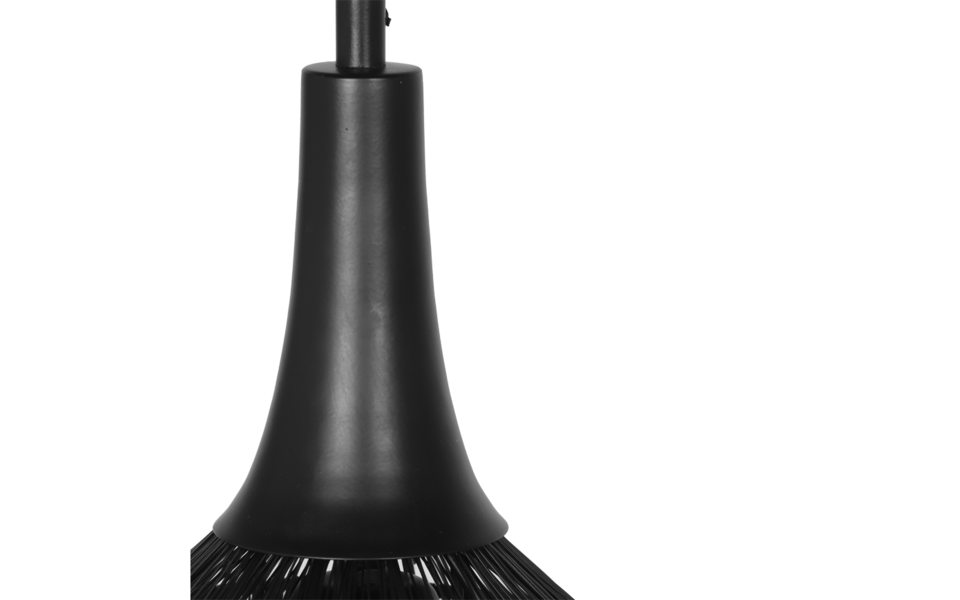 Trio Lighting Trio SORAYA pendant light | 3x E27 max 40W | black | IP20 | 150 cm