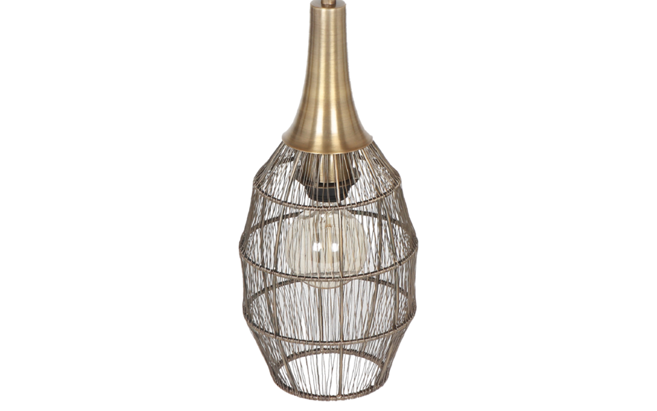 Trio Lighting Trio SORAYA hanglamp | E27 Fitting | oud brons | Ø 26 cm | IP20 | excl. 1x E27 | max. 10W