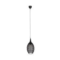 Trio SORAYA pendant light | E27 | black | Ø 26 cm | IP20