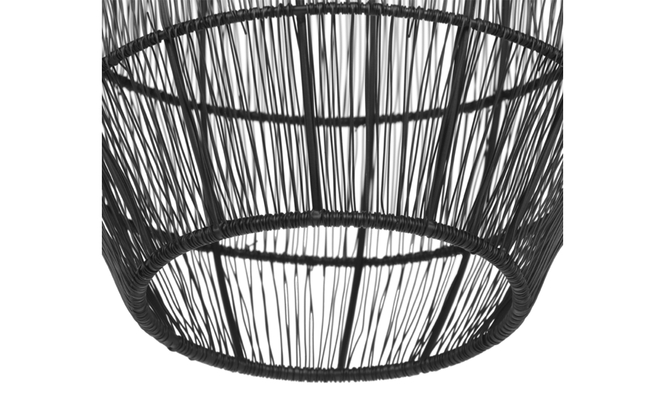 Trio Lighting Trio SORAYA hanglamp | E27 Fitting | mat zwart | Ø 26 cm | IP20 | excl. 1x E27 | max. 10W