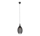 Trio Lighting Trio SORAYA hanglamp | E27 Fitting | mat zwart | Ø 26 cm | IP20 | excl. 1x E27 | max. 10W