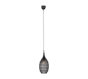 Trio Lighting Trio SORAYA pendant light | 1x E27 max 40W | black | Ø 26 cm | IP20 | 150 cm