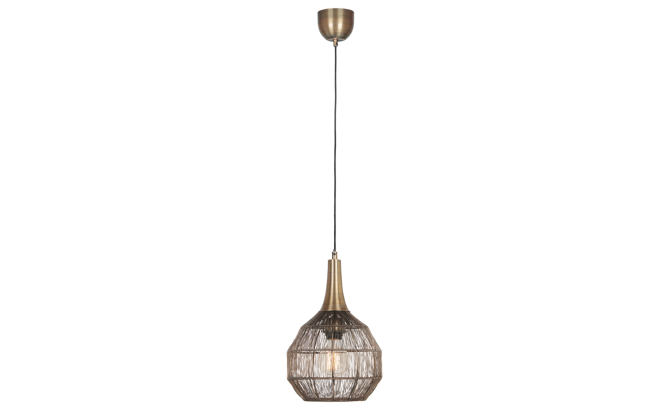 Trio Lighting Trio SORAYA pendant light | 1x E27 max 40W | Ø 26 cm | IP20 | 150 cm