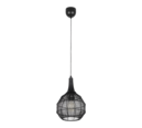 Trio Lighting Trio SORAYA pendant light | 1x E27 max 40W | black | Ø 26 cm | IP20 | 150 cm