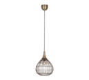 Trio Lighting Trio SORAYA hanglamp | E27 Fitting | oud brons | Ø 42 cm | IP20 | excl. 1x E27 | max. 10W