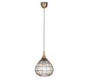 Trio Lighting Trio SORAYA hanglamp | E27 Fitting | oud brons | Ø 42 cm | IP20 | excl. 1x E27 | max. 10W