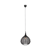 Trio SORAYA hanglamp | mat zwart | IP20 | E27 Fitting | Ø 42 cm
