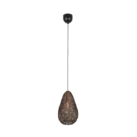 Trio ZIVA hanglamp | oud brons | IP20 | E27 Fitting