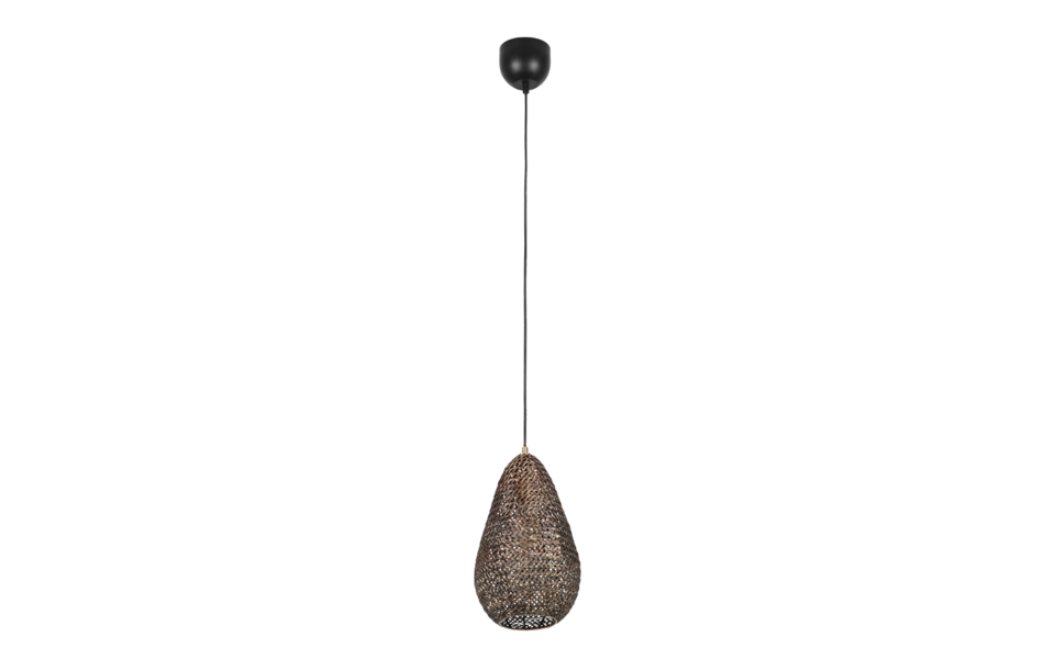 Trio Lighting Trio ZIVA hanglamp | E27 Fitting | oud brons | Ø 23 cm | IP20 | excl. 1x E27 | max. 10W