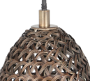 Trio Lighting Trio ZIVA hanglamp | E27 Fitting | oud brons | Ø 23 cm | IP20 | excl. 1x E27 | max. 10W