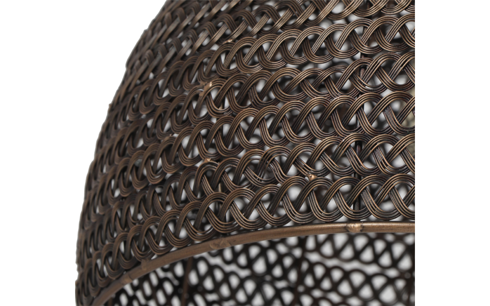Trio Lighting Trio KAMARA hanglamp | E27 Fitting | oud brons | Ø 36 cm | IP20 | excl. 1x E27 | max. 10W Trio Lighting Trio KAMARA hanglamp | E27 Fitting | oud brons | Ø 36 cm | IP20 | excl. 1x E27 | max. 10W
