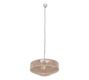 Trio Lighting Trio SVEA hanglamp | E27 Fitting | crèmewit met beige | Ø 46 cm | IP20 | excl. 1x E27 | max. 10W
